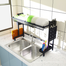 Adjustable And Reinforced  2019 New Arrival Black Coating Kitchen Storage Rack,Kitchen Dish Rack,Kitchen Organizer Rack